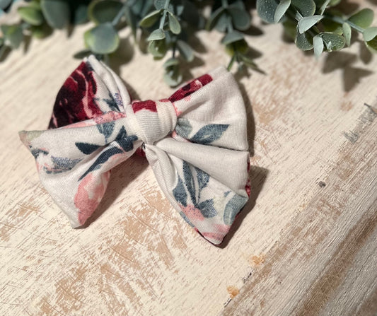 Baby floral bow