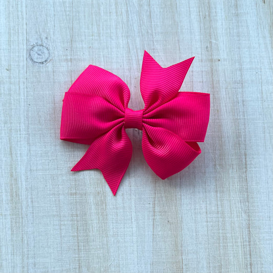 Hot pink bow